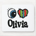 I coeur (amour) Olivia Tapis De Souris