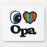 I coeur (amour) Opa Tapis De Souris