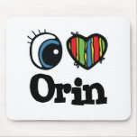 I coeur (amour) Orin Tapis De Souris