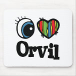 I coeur (amour) Orvil Tapis De Souris