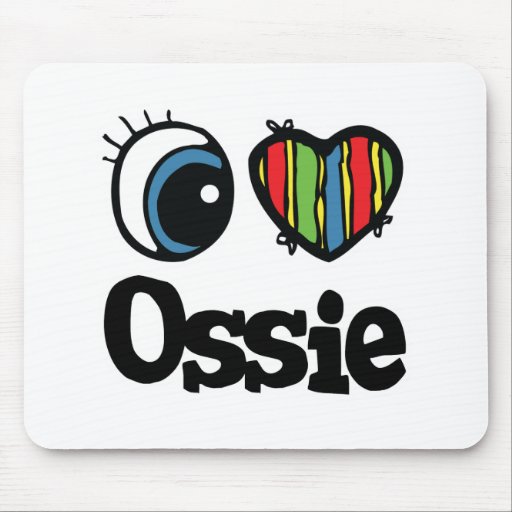 I coeur (amour) Ossie Tapis De Souris