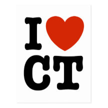 I coeur CT Carte Postale