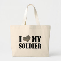 I coeur mon soldat sac fourre-tout