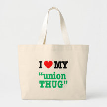 I coeur mon "voyou des syndicats " sac fourre-tout
