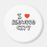 I coeur Redwood City Magnets Pour Réfrigérateur