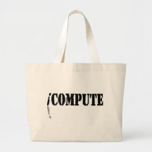 I Compute Tote Bags