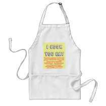 I COOK YOU EAT APRONS