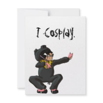 I Cosplay Personalized Invitation