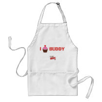 I Cupcake Buddy Apron