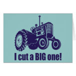 I Cut A Big One Landscaper Card