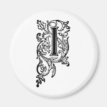 I Decorative Letter Refrigerator Magnet