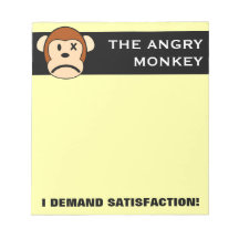 I demand satisfaction memo pad