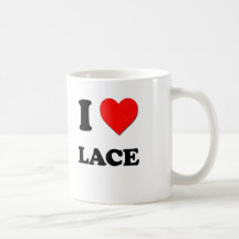 I dentelle de coeur mugs