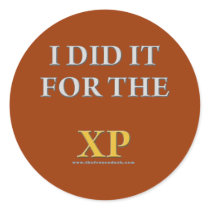 I Did it For the XP
