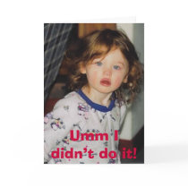 I didn't do it! greeting cards
