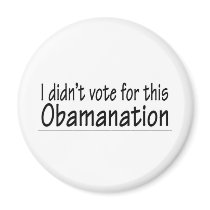 I didn't vote for this Obamanation! magnets
