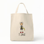 I Diet Stick Figure Bag