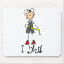 I Diet Stick Figure Mousepad