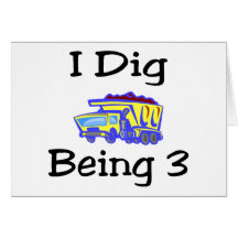 I Dig Being 3 Greeting Card