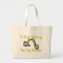 i dig big brother tote bags