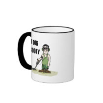 I Dig Booty Metel Detecting Guy Mug