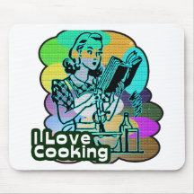 I Dig Cooking Cook Book Mousepad