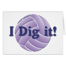 I dig it - Volleyball Cards