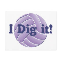 I dig it - Volleyball Postcards