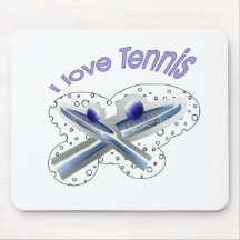 I Dig Tennis Baseline Mouse Pad