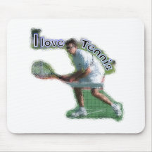 I Dig Tennis Doubles Mouse Pads
