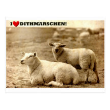 I ♥ Dithmarschen! Postkarte