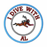 I Dive With Al Embroidered- Custom... - Customized Hoodie