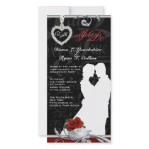 "I Do" Engagement Party Card Personalized Photo Card