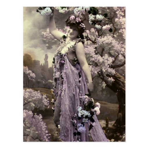 I Do Love Flowers Postcard