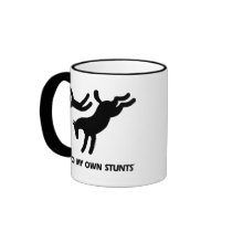 I Do My Own Stunts™  Horse: humourous picture of a Coffee Mug