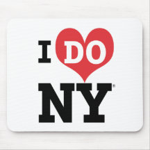 I DO NY heart Mousepad