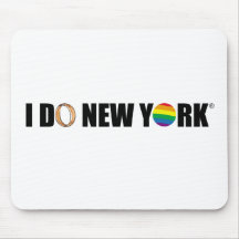 I DO NY ring Mouse Pad