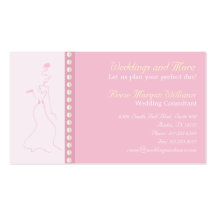I Do - Pink Business Cards