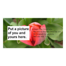 I Do Poem Marriage Card Photo Card