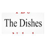 I Do The Dishes Naked Customized Photo Card