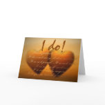 I do! Wedding Heart Cards