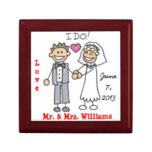 I Do Wedding Keepsake Box