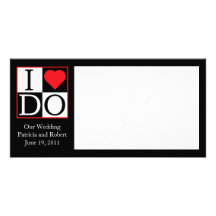 I Do Wedding Photo Cards
