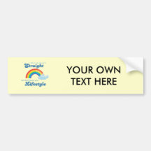 I DON'T CARE IF YOU'RE STRAIGHT BUMPER STICKER