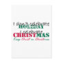 I don't celebrate Holiday Post Cards