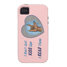 I Don't Just Kiss Lips, I READ Them: ASL iPhone 4/4S Case