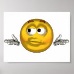 I Dont Know - toon Posters