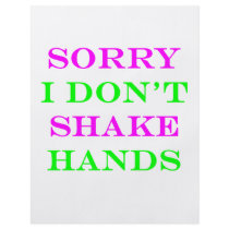 I Don't Shake Hands 2 Custom Flyer