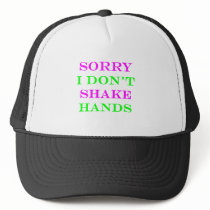 I Don't Shake Hands 2 Mesh Hats