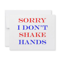 I Don't Shake Hands Invite